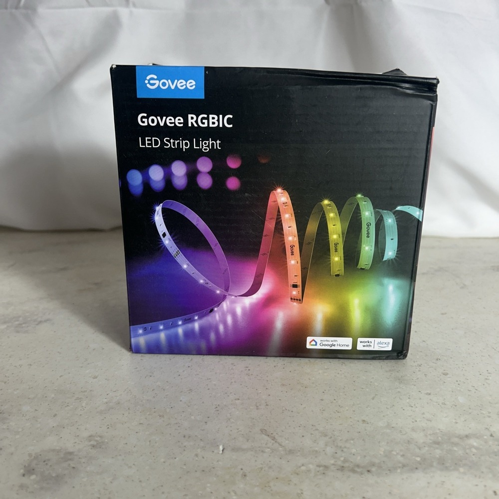 Govee 100Ft RGBIC LED Strip Lights, Smart LED Lights Work with Alexa and Google